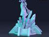 Wizard Crystal Melinith Silvermist Nude And Clothed 3D Model 3D Printable CGTrader
