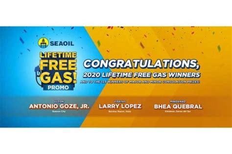 Lucky Raffle Winners Receive Lifetime Gas Supply From Seaoil