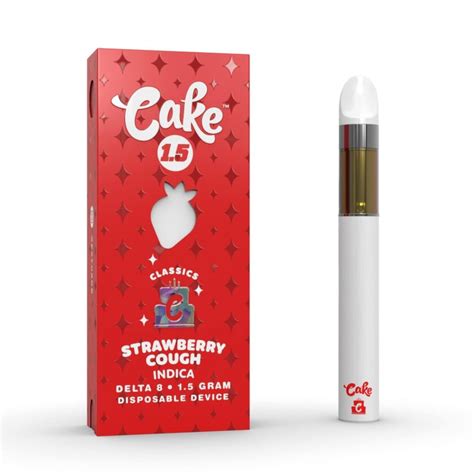 Cake Delta Strawberry Cough Disposable Vape