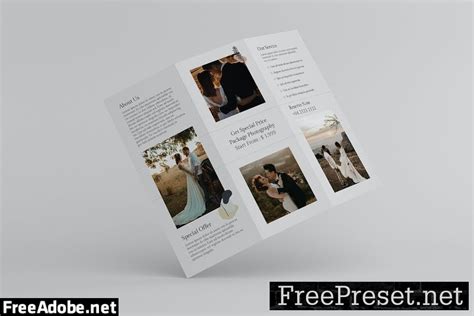 Wedding Photography Trifold Brochure Gsrsuzc