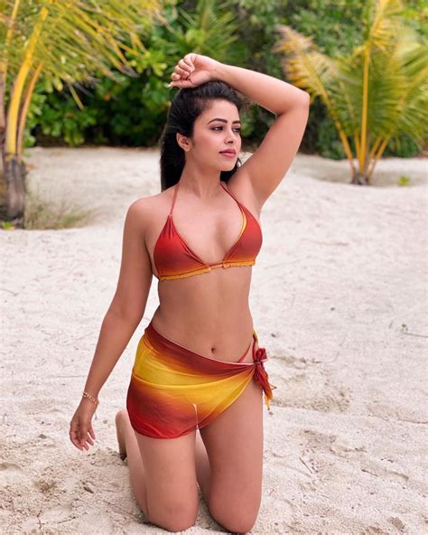 Stunning Shobitha Rana In Bikini Telugu Nestam