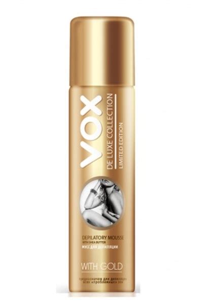 Мусс для депиляции VOX Depilatory Mousse с маслом Ши и золотом - «свою ...