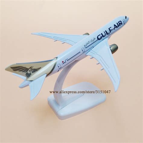 Alloy Metal Gulf Air B Airlines Airplane Model Grandado