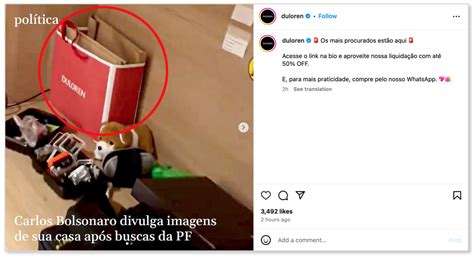 Marca De Lingerie Faz Propaganda Ap S Buscas Contra Carlos Bolsonaro A Trombeta News