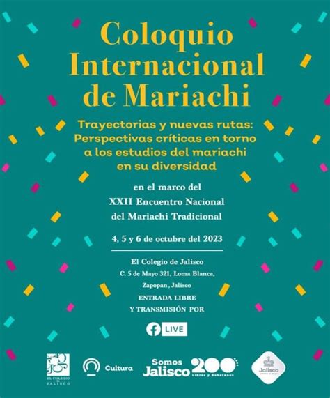 Y De Octubre De Coloquio Internacional Del Mariachi En El