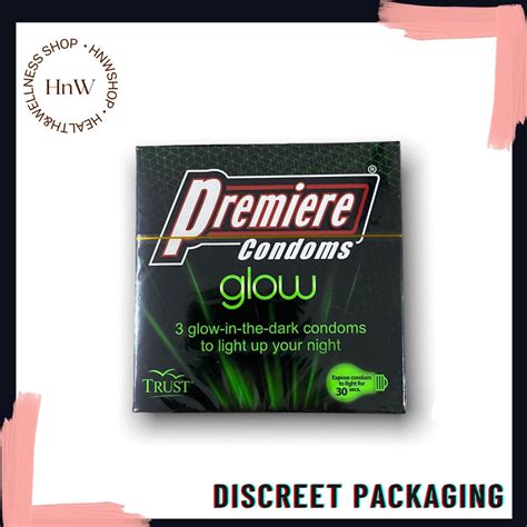 Premiere Condom Glow 3 Glow In The Dark Condoms Per Box Trust Lazada PH