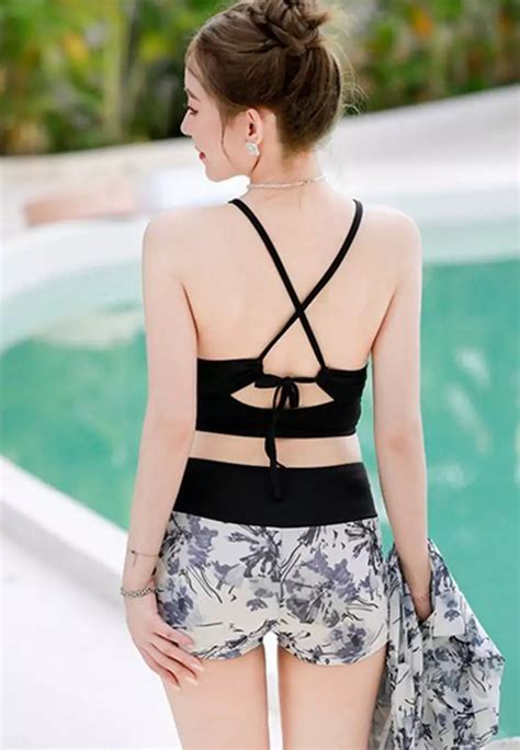 Buy LYCKA LMN Korean Lady Bikini Swimwear Black Online ZALORA Malaysia