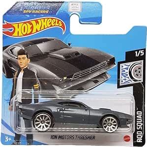 Hot Wheels Ion Motors Thresher Rod Squad GRY Short Card