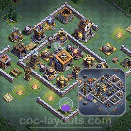 Top Builder Hall Level 9 Base Layouts with Links for COC Clash of Clans ...