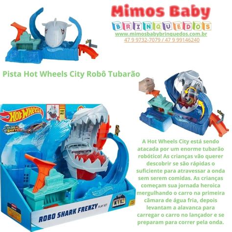 Pista Hot Wheels City Rob Tubar O Mattel