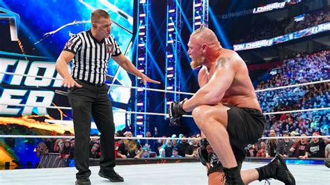 Footage emerges from when Brock Lesnar broke character to shout at ...