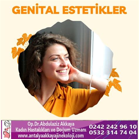 Genital Estetik Antalya Kadın Doğum Op Dr Abdulaziz Akkaya