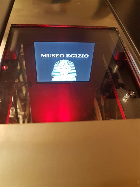 Barcode Ticket Reader integrated in the gate for the Egyptian Art