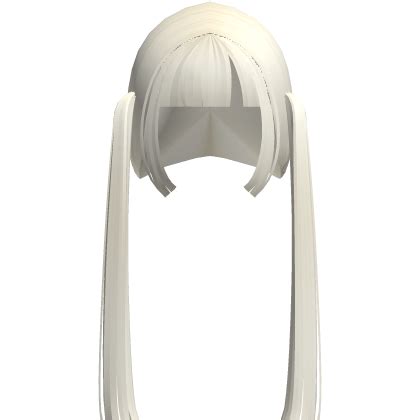 Kawaii Straight Low Pigtails Platinum Blonde Roblox