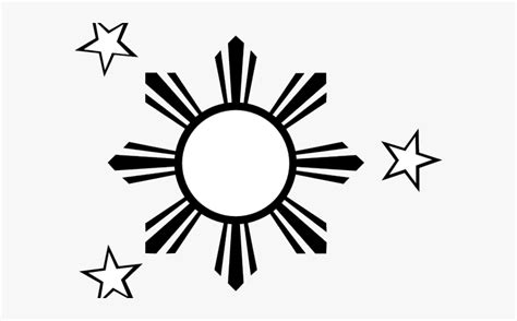 Filipino Flag Sun