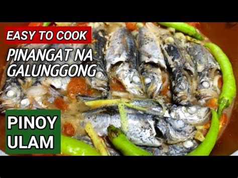 Easy And Quick Pinangat Na Galunggong Recipe Pinangat Sa Kamatis