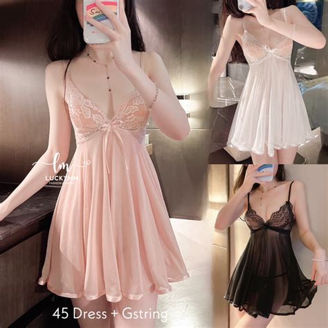 Jual Luckymm Lingerie Dress Sexy Baju Tidur Wanita Dewasa Sexy