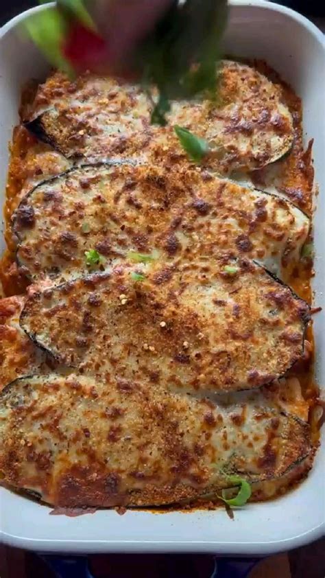 Easy Low Carb Eggplant Lasagna Recipe