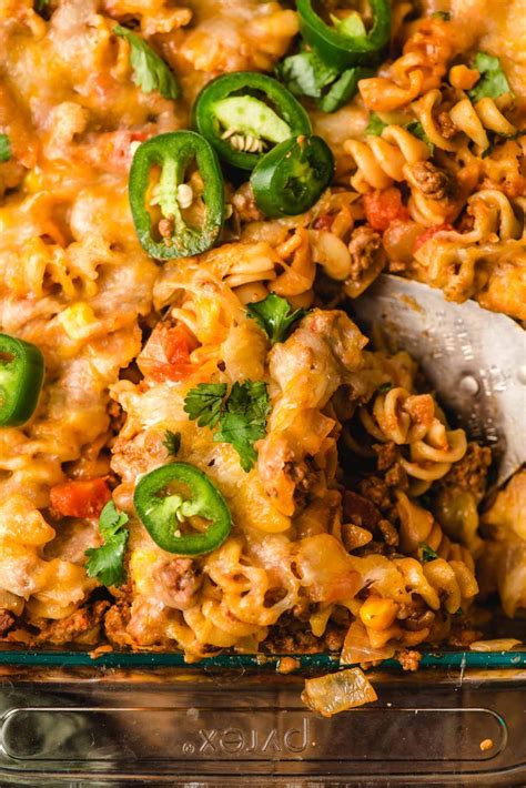 Taco Pasta Casserole Ground Beef Recipes