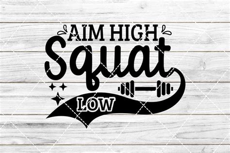 Squat Svg Fitness Printable Png Workout Squats Gym Training For