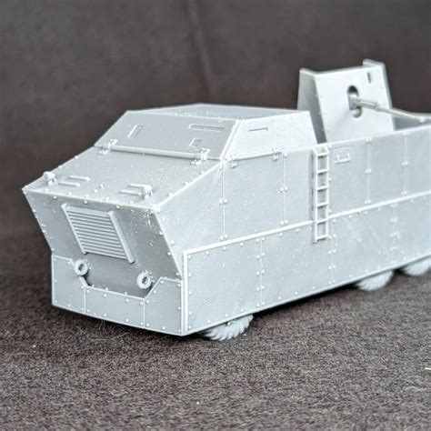 3d Printable Armored Truck Leyland Beaver Eel Side Skirts Uk Ww2