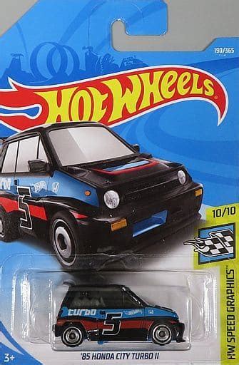 Minicar FJY CITY TURBO II Black X Blue X Red Hot Wheels HW SPEED GRAPHICS HONDA