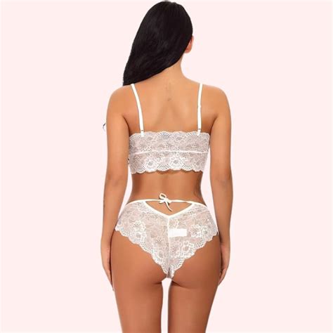 Seductive Lace Fantasy Lingerie Set Shop Now From Snazzyway