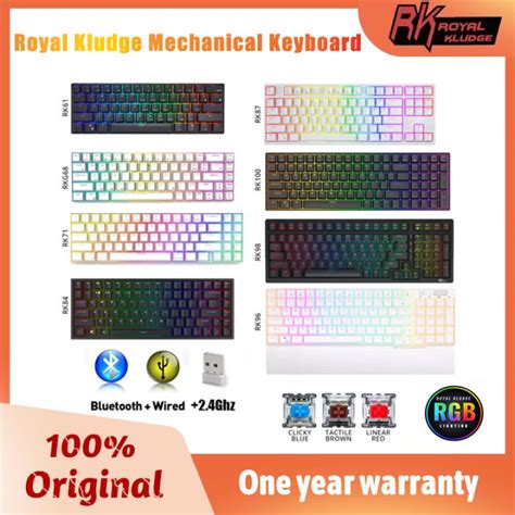 Rk Royal Kludge Rk Rkg Rk Rk Rk Rk Rk Rk Rk Rgb Hot Swappable Wired Bluetooth