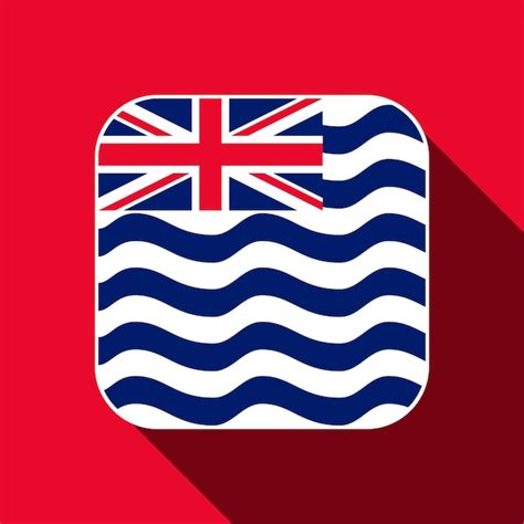 Premium Vector British Indian Ocean Territory Flag Official Colors