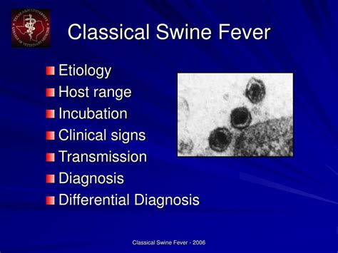 PPT - Classical Swine Fever PowerPoint Presentation - ID:224847