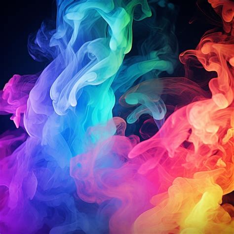 Premium Photo Multi Colored Smoke
