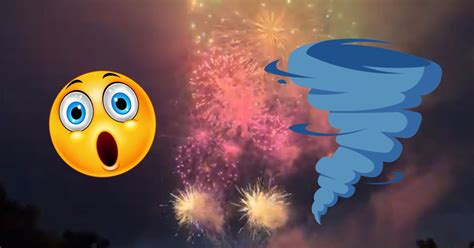 Tornado Siren Blares During Fireworks Show Straight To Finale The