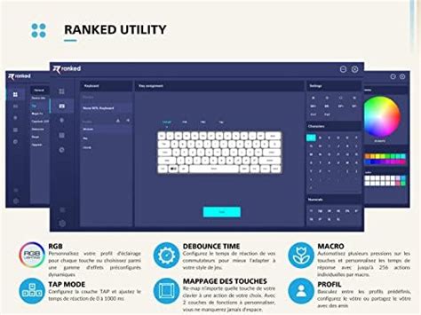 Ranked S Supernova Clavier Mécanique de Jeu Hot Swap Gaming Keyboard Touches