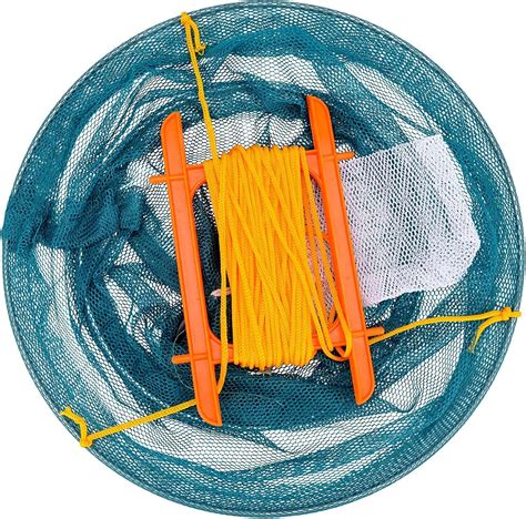 30cm Crab Fishing Drop Net With Bait Bag Line And Handle
