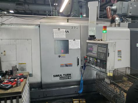 Okuma Model Simulturn Lu400 M 2sc 1250 5 Axis Cnc Lathe