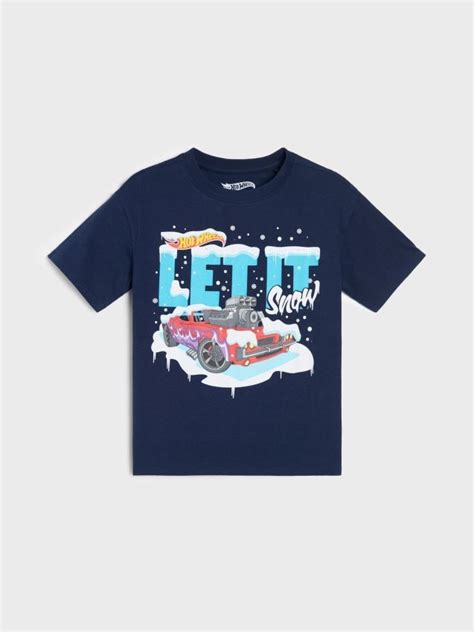 Маичка Hot Wheels Боја темно сино SINSAY 689GJ 59X