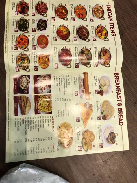 Menu At Pearl View Restaurant Cafeteria Dubai