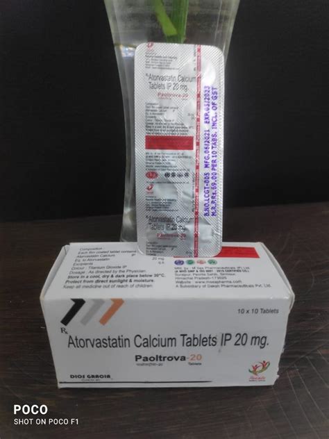 Paotrava Atorvastatin Calcium Tablets Ip Prescription Treatment