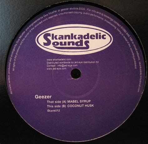 Geezer Mabel Syrup Coconut Husk Releases Discogs