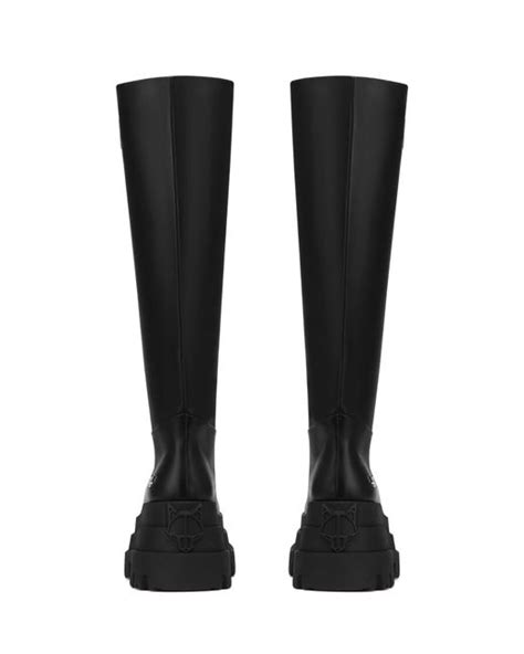 Naked Wolfe Sasha Black Leather Lyst Uk