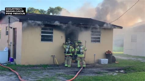 House Catches Fire In Sw Miami Dade Wsvn 7news Miami News Weather