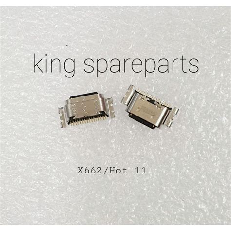 Jual CON CONECTOR KONEKTOR TC CAS CHARGER INFINIX HOT 11 X662 ORIGINAL Shopee Indonesia