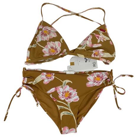 Roxy Bikini Size M Beach Classic Full Bottom S