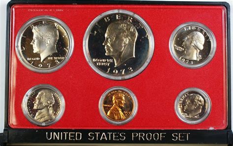 USA 1973 S US Mint Clad Proof Set As Issued In OGP W Sleeve Gem PP In