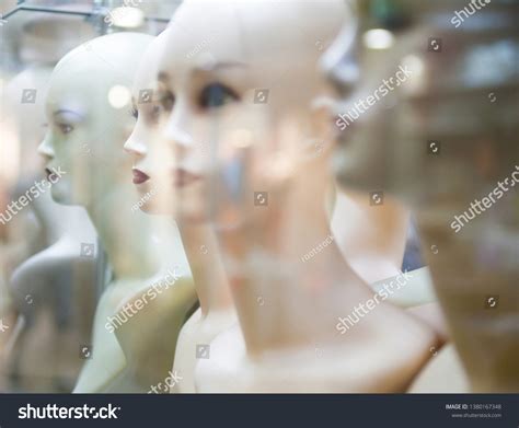 Naked Female Mannequins Shop Window Closeup Stock Photo 1380167348 Shutterstock