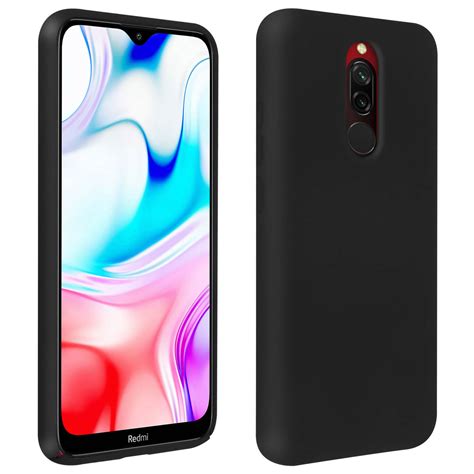 Silikonowe Półsztywne Etui Do Xiaomi Redmi 8, Miękkie W Dotyku Matowe ...