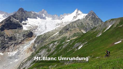 Mont Blanc Singletrail Tour per MTB geführt mit Guide