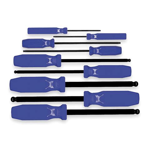 9 Piece Ball Hex Screwdriver Set