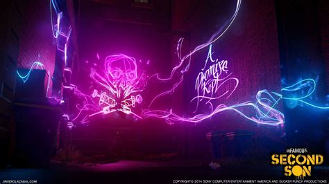 Infamous Second Son Screenshots Neon