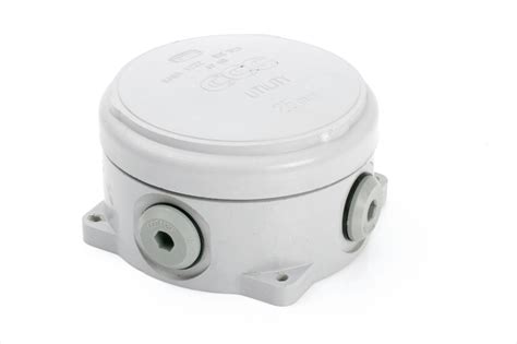 4 Way Junction Box 4x 20mm Gland Entry Grey Termination Technology Ltd